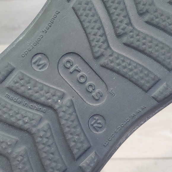Crocs Mens Outdoor Rubber Sandals Clogs Shoes sz 12 main image 5